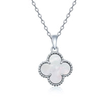 Silver pendant with semi-precious stone