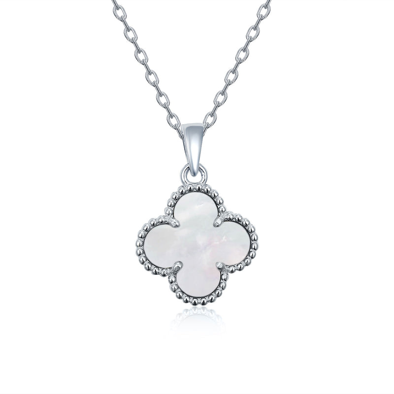 Silver pendant with semi-precious stone