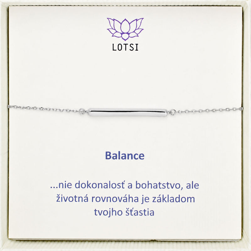Silver Balance Bracelet