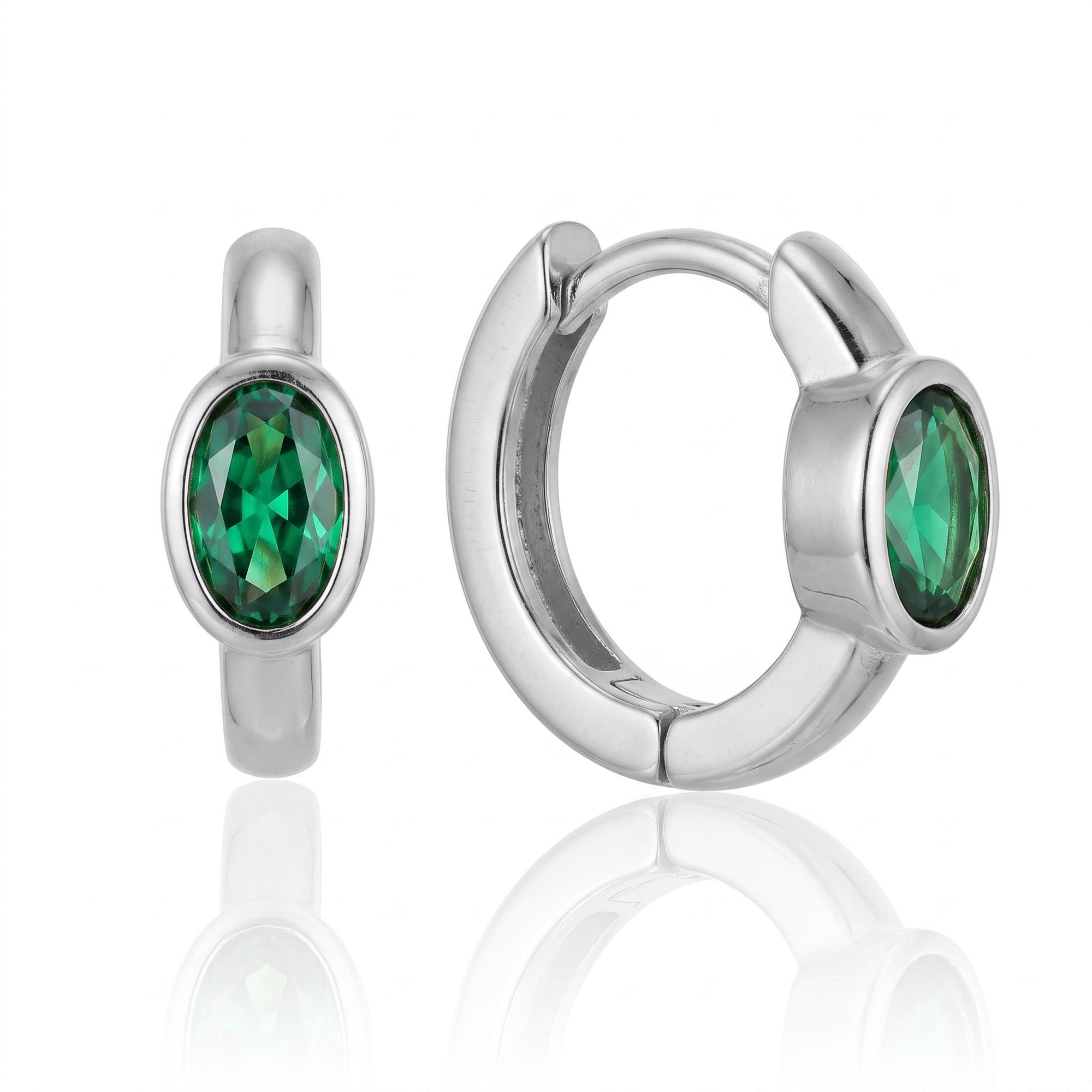 Silver earrings