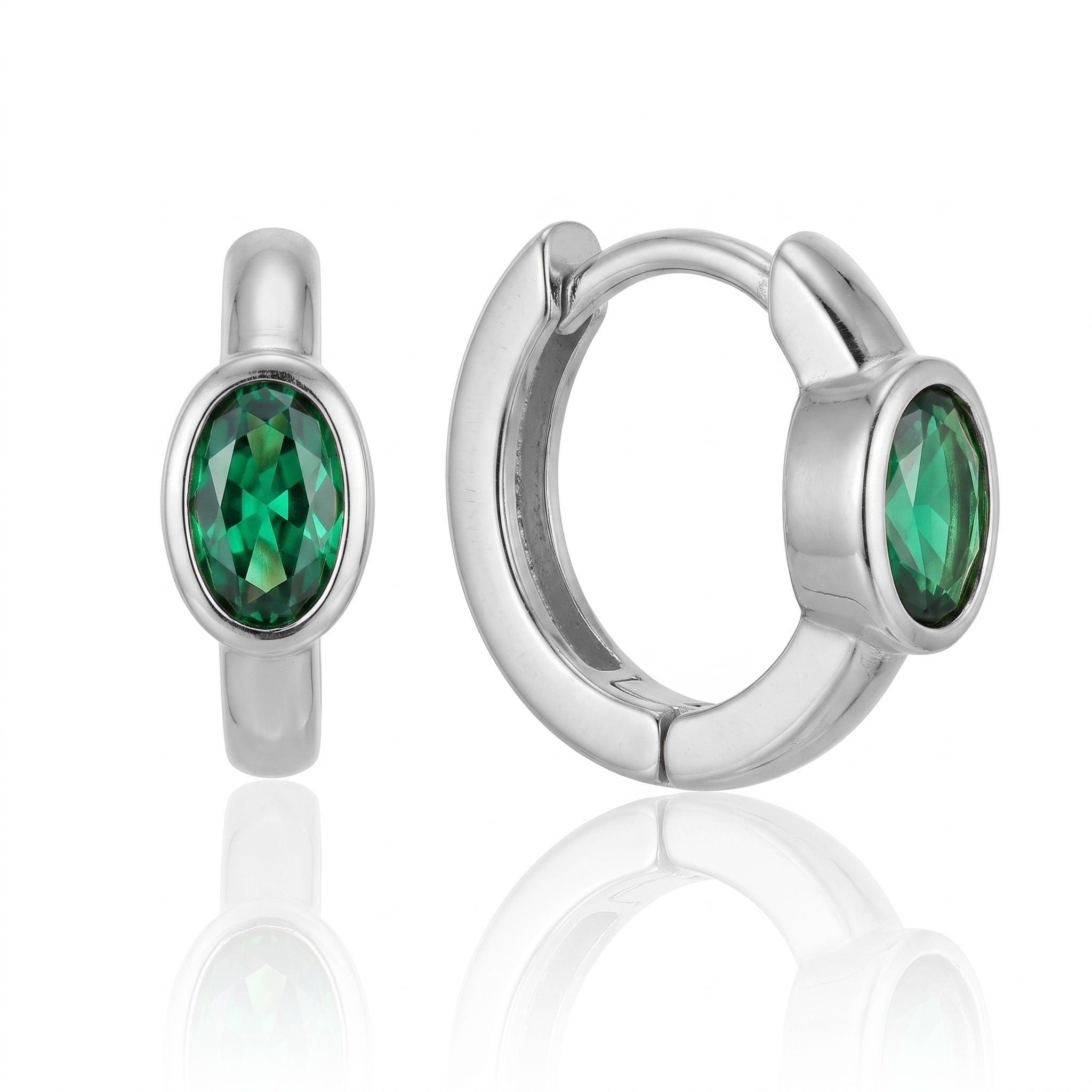 Silver earrings