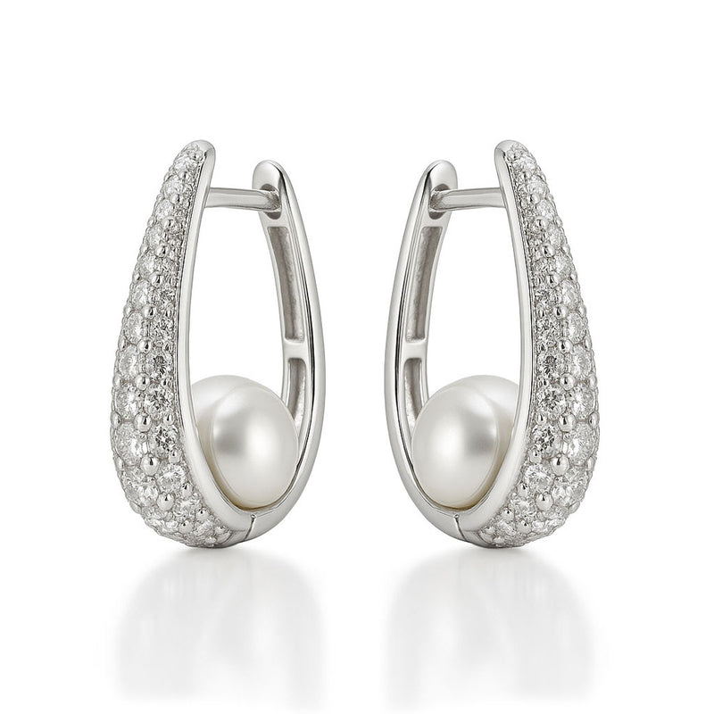 Silver earrings