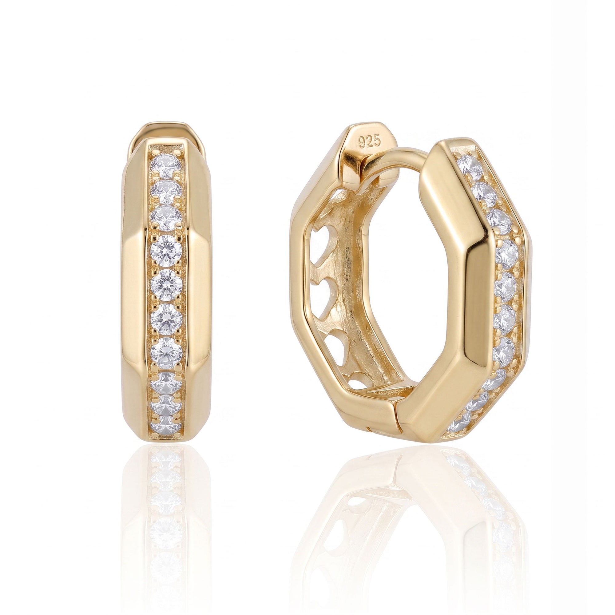 Silver earrings