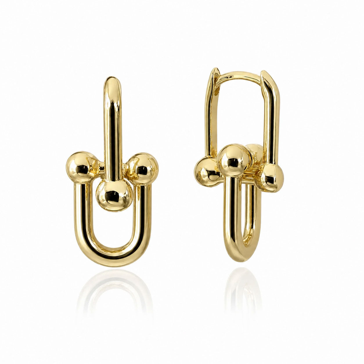 Silver earrings