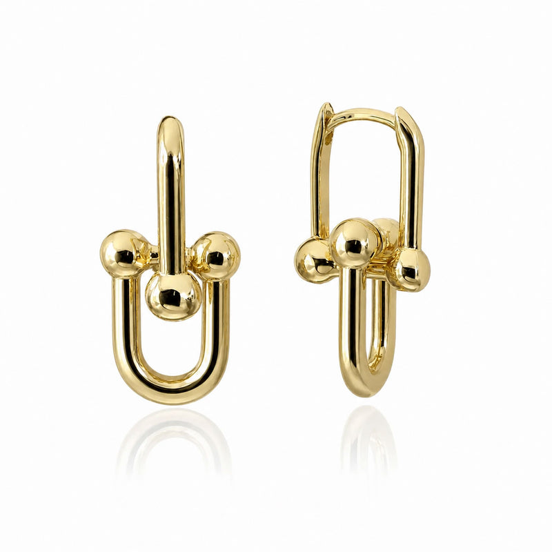 Silver earrings