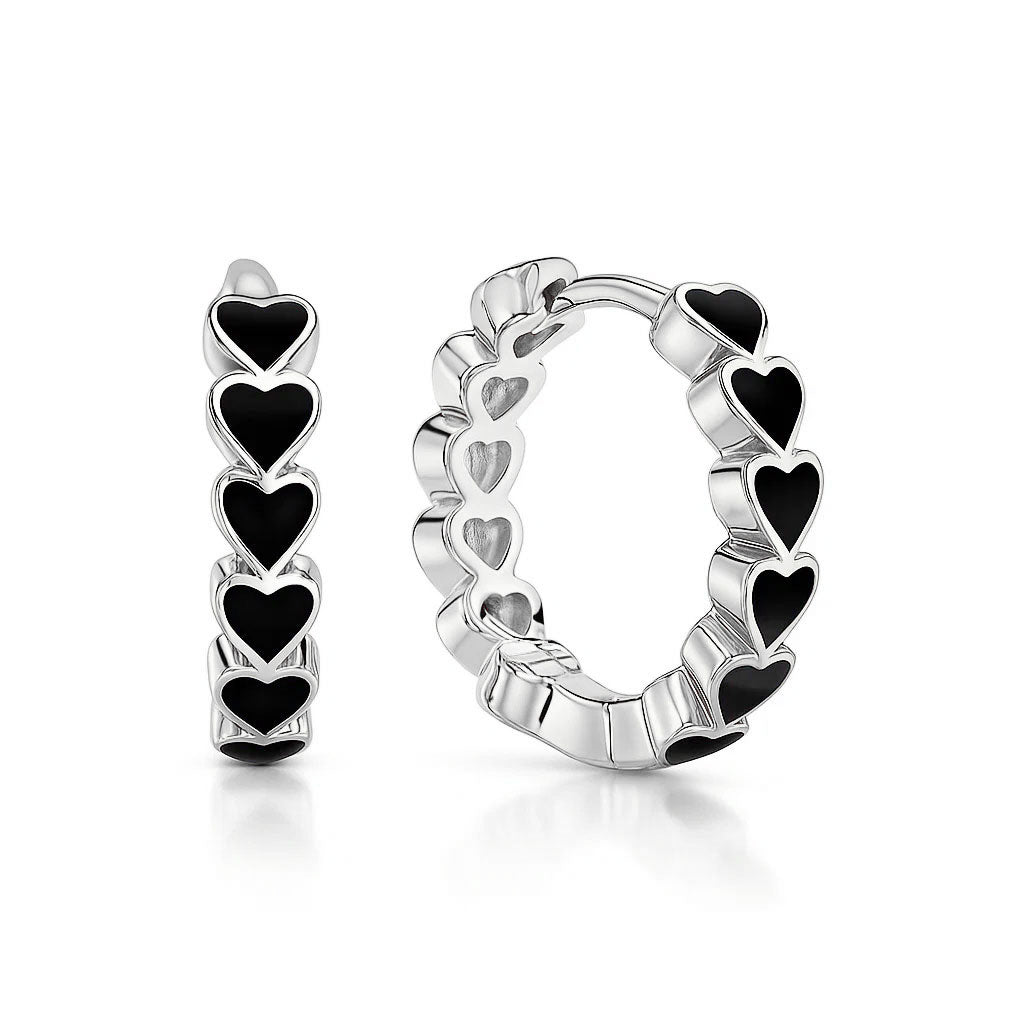Silver earrings