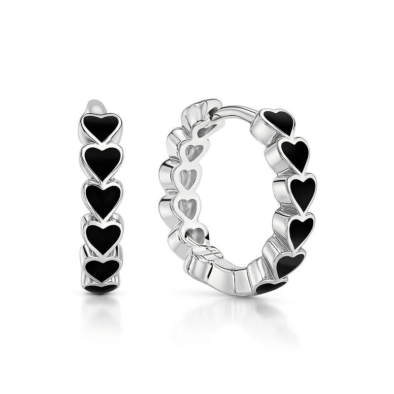 Silver earrings