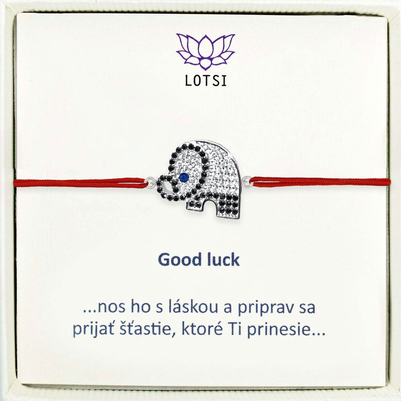 Silver bracelet Good luck