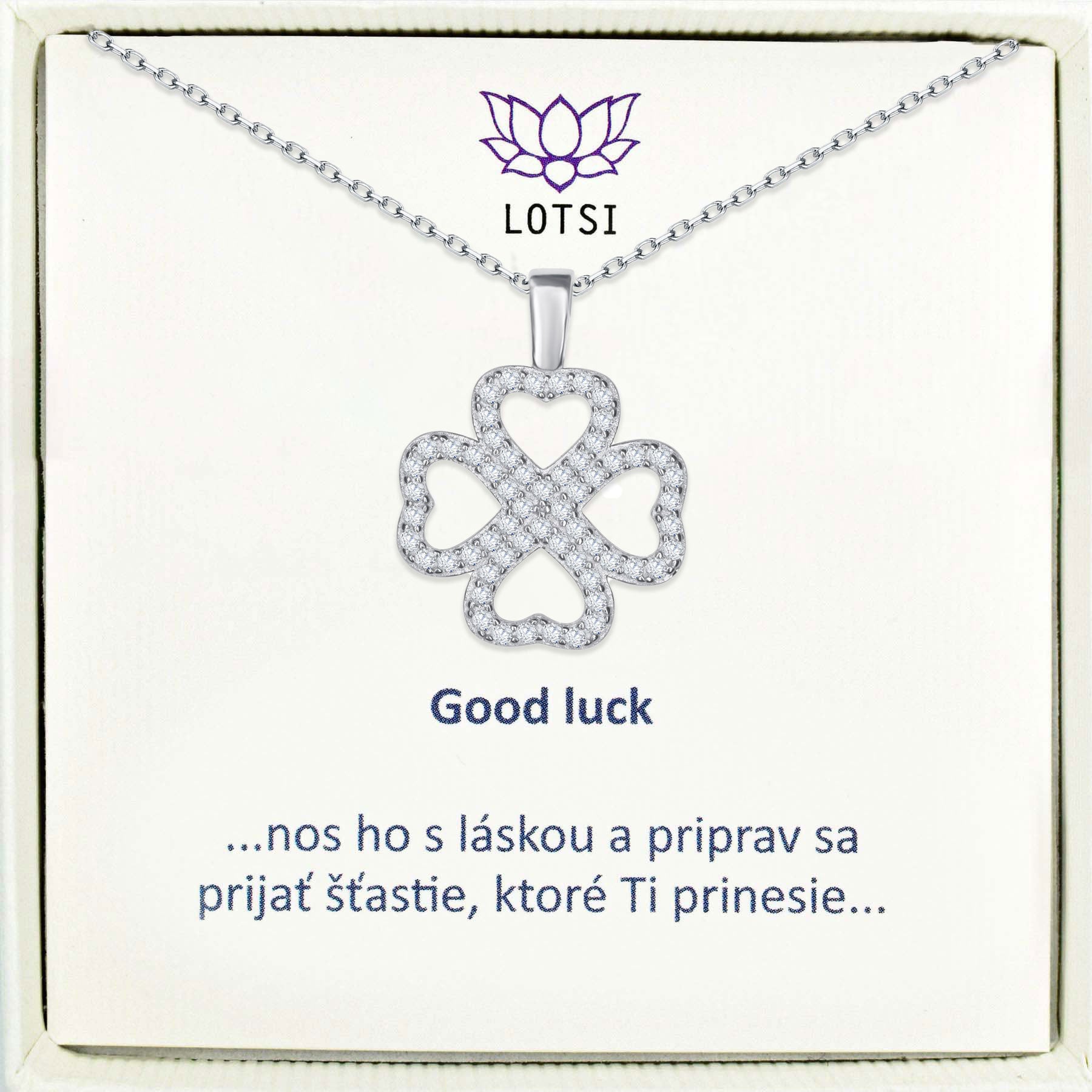 Silver chain Good luck