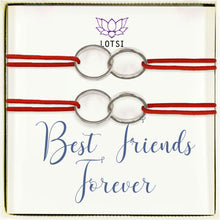 Silberne Best Friends Armbänder