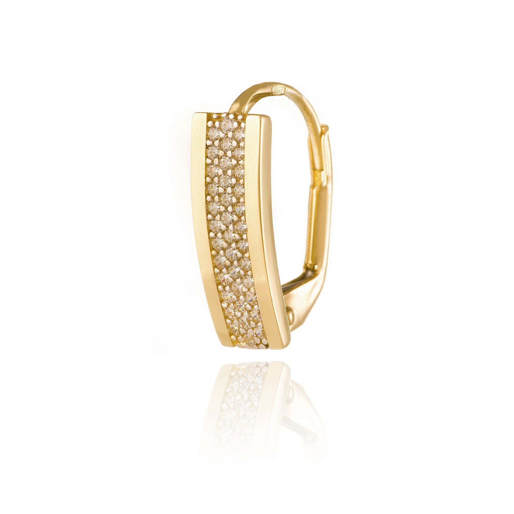 Gold earrings