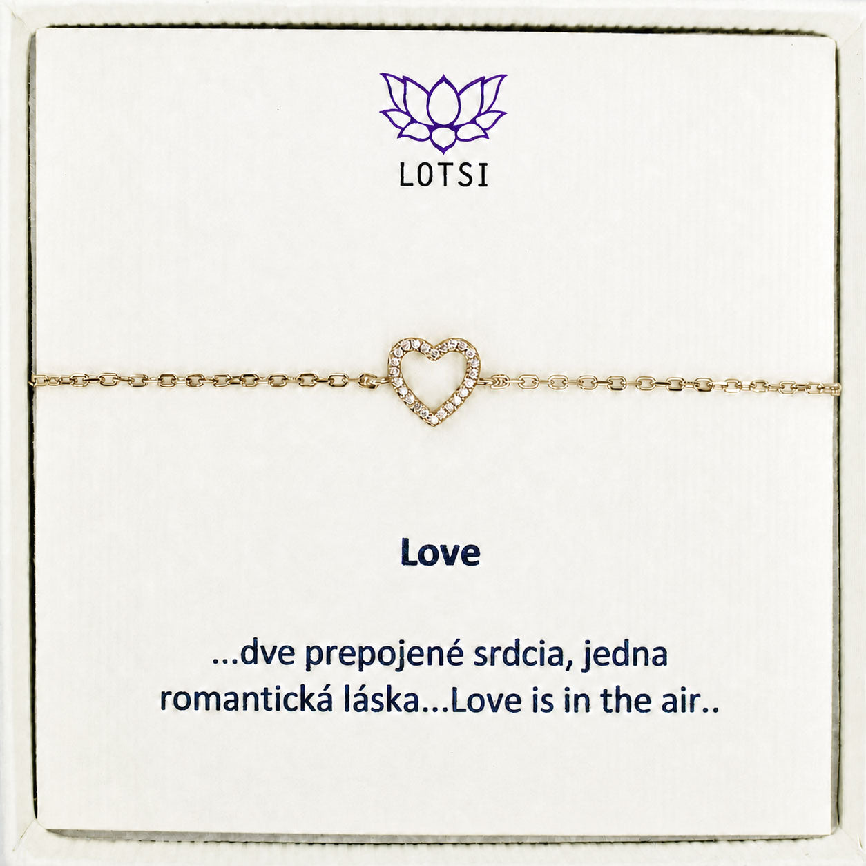 Silberarmband Love