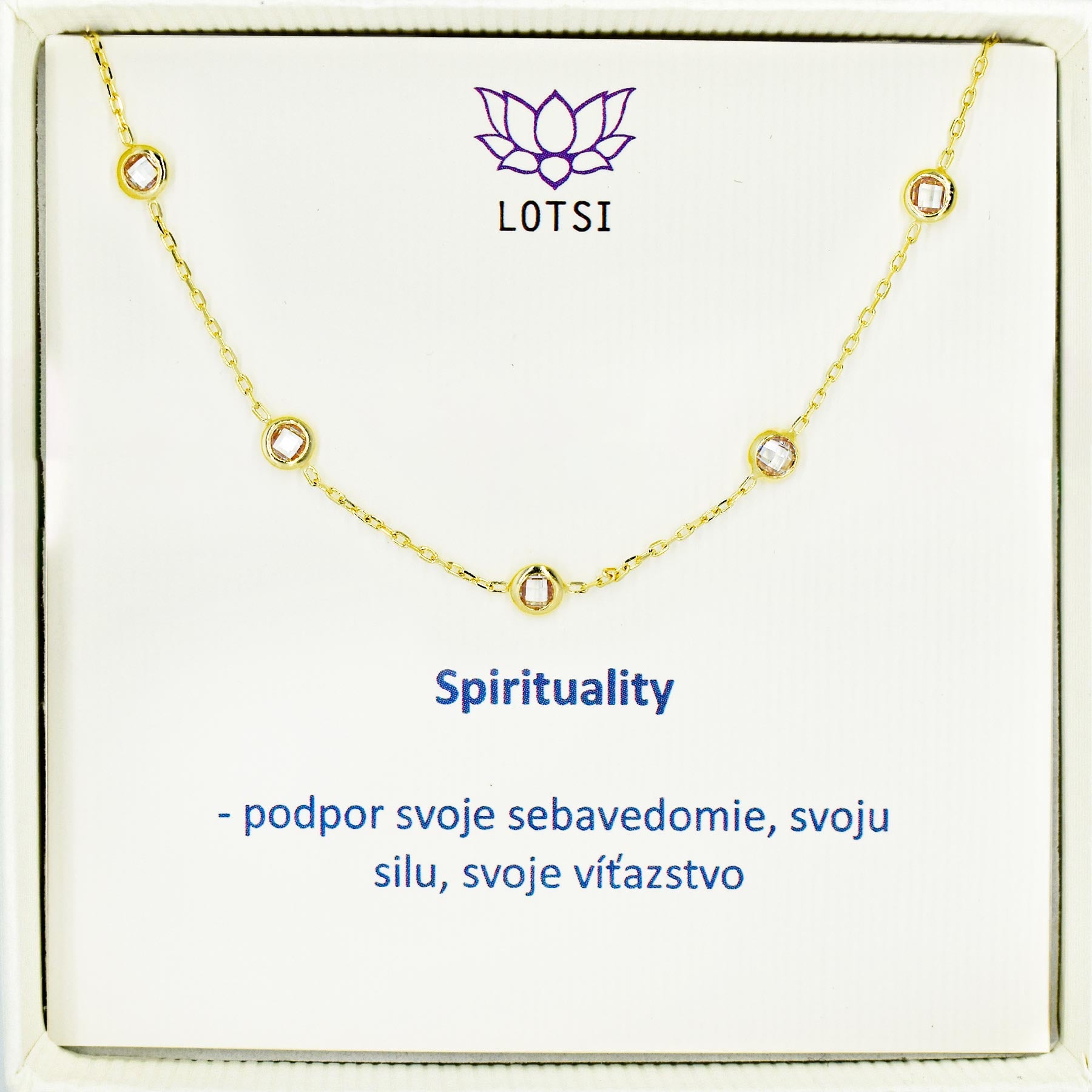 Spirituality gold chain