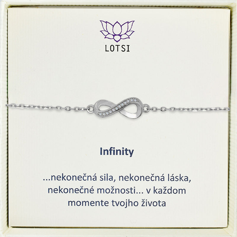 Silver Infinity Anklet