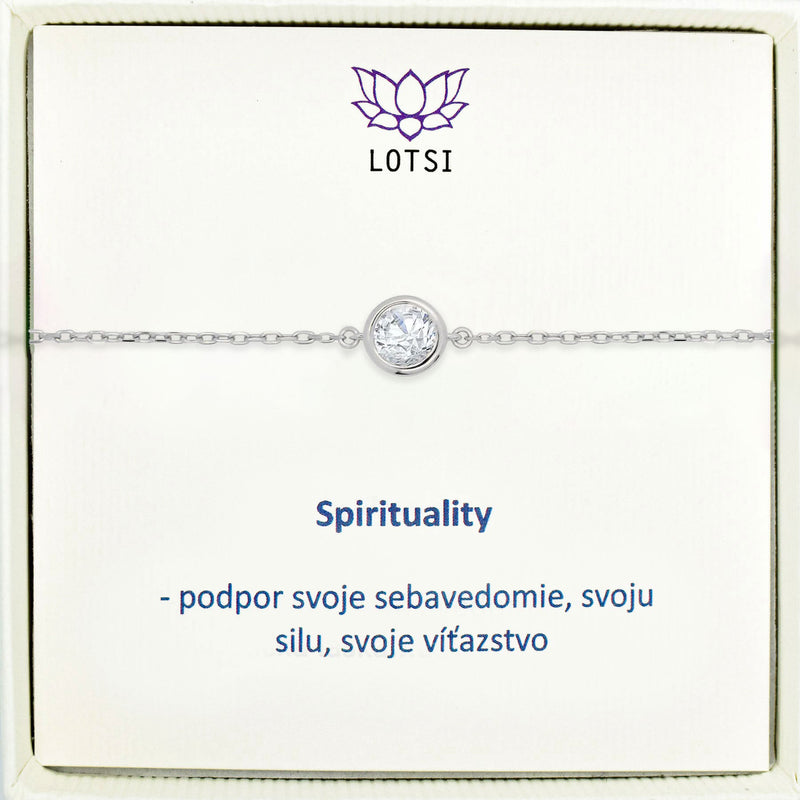 Silver anklet Spirituality