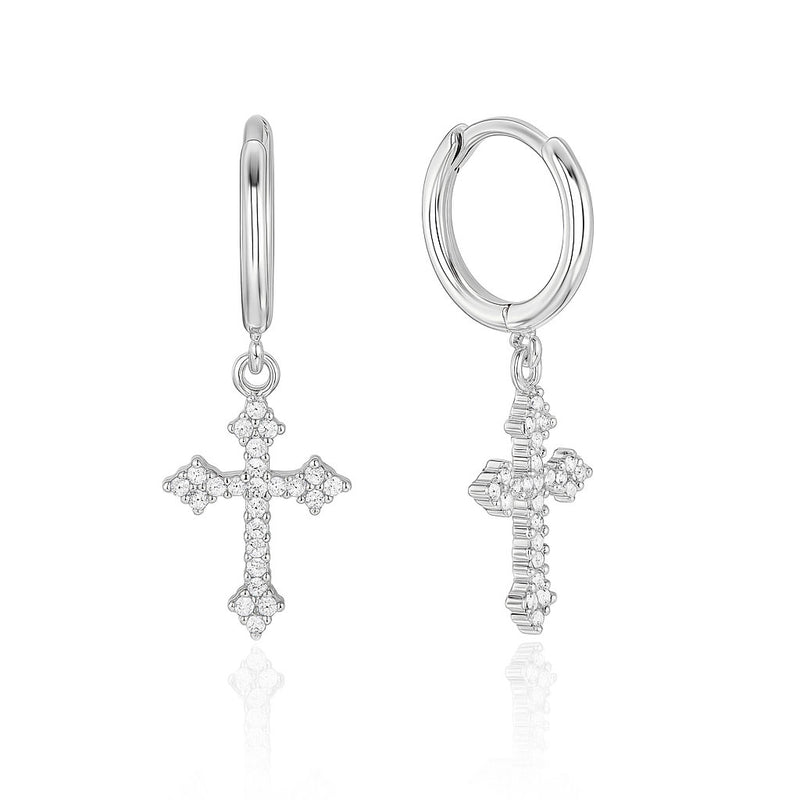 Silver earrings