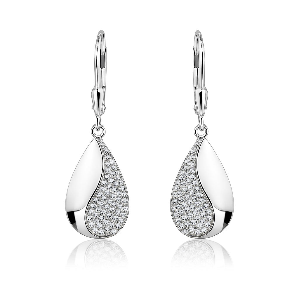Silver earrings