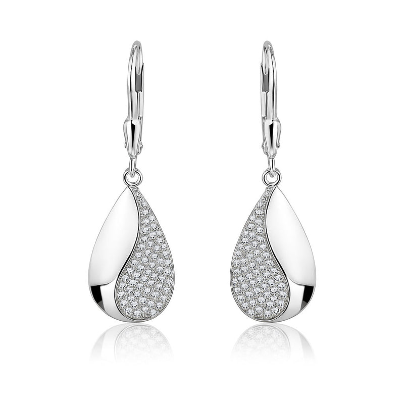 Silver earrings