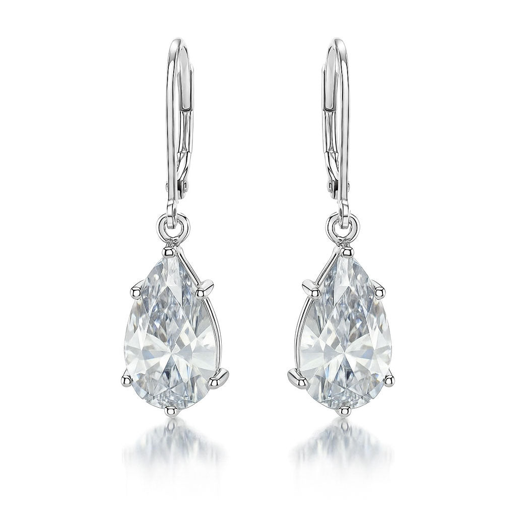 Silver earrings