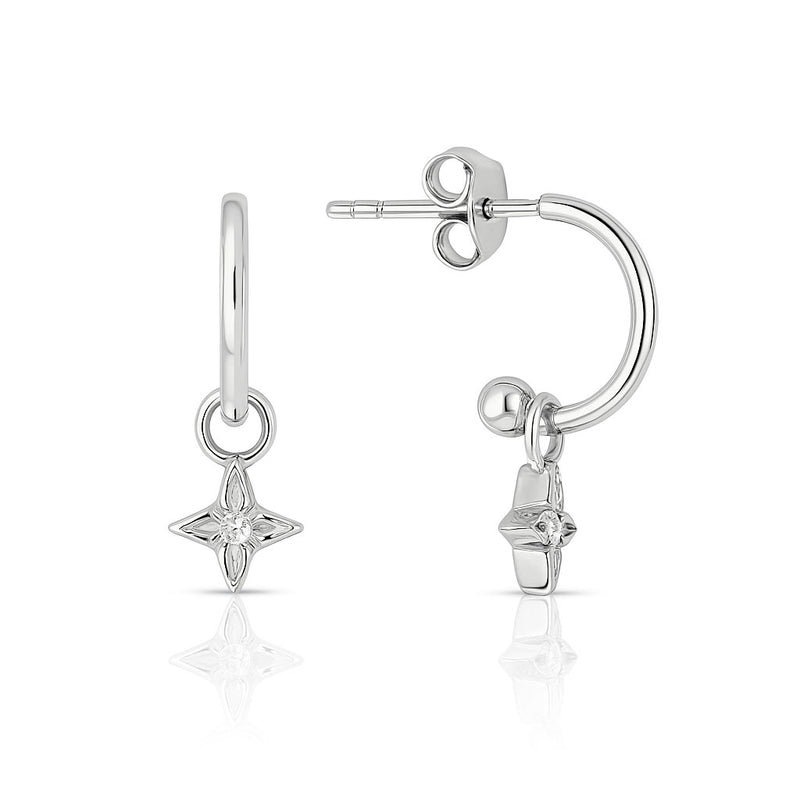 Silver earrings