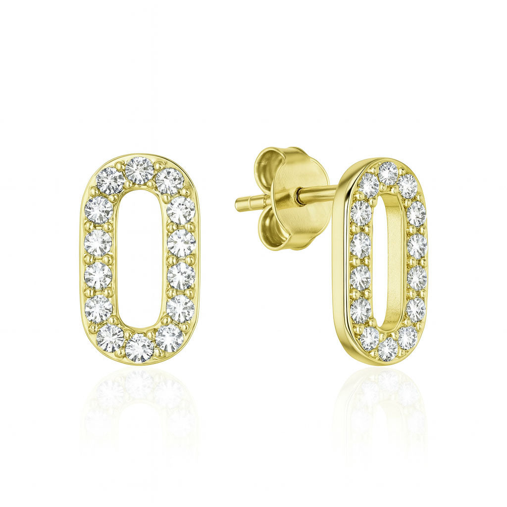Silver earrings
