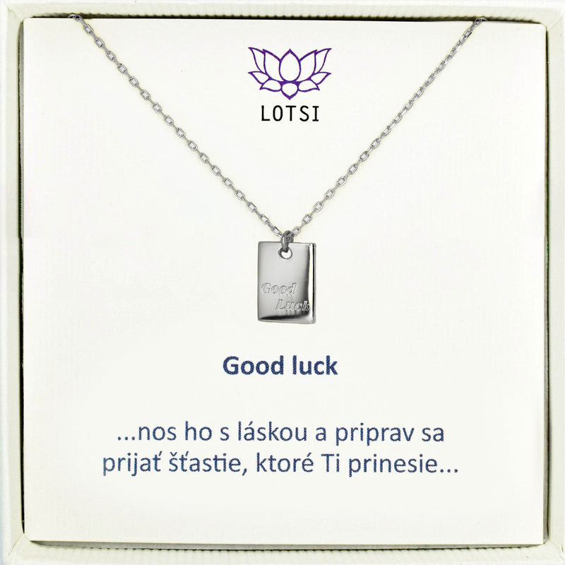 Silver chain Good luck