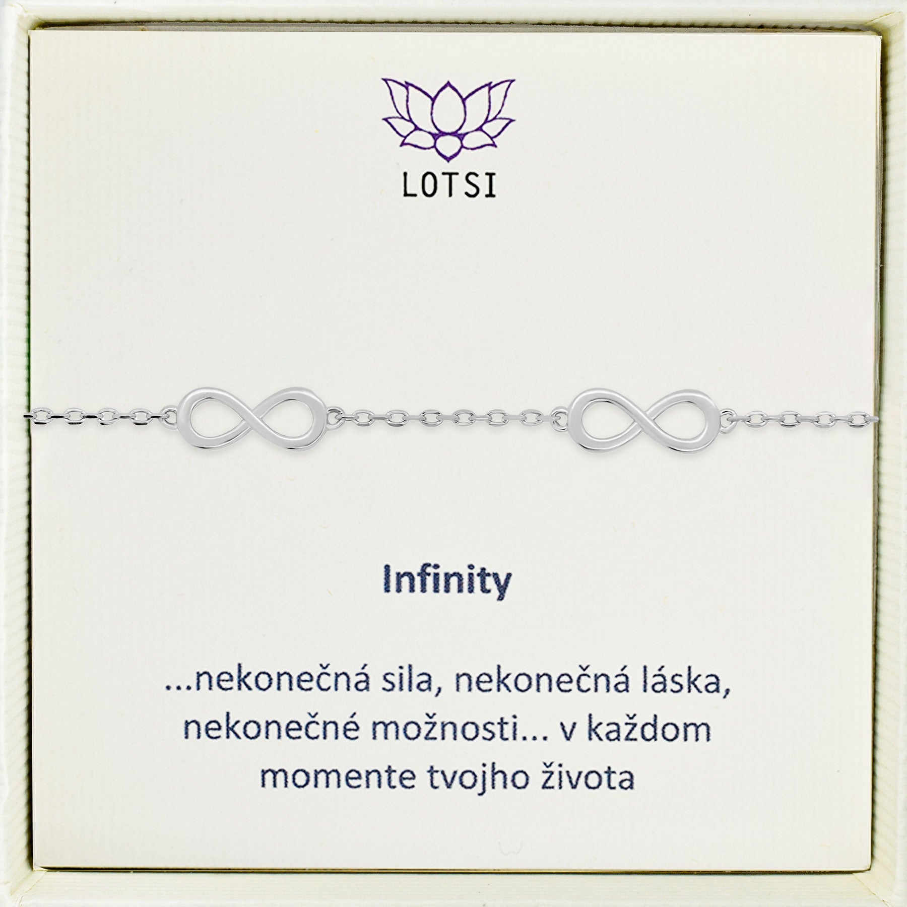 Silver Infinity Bracelet