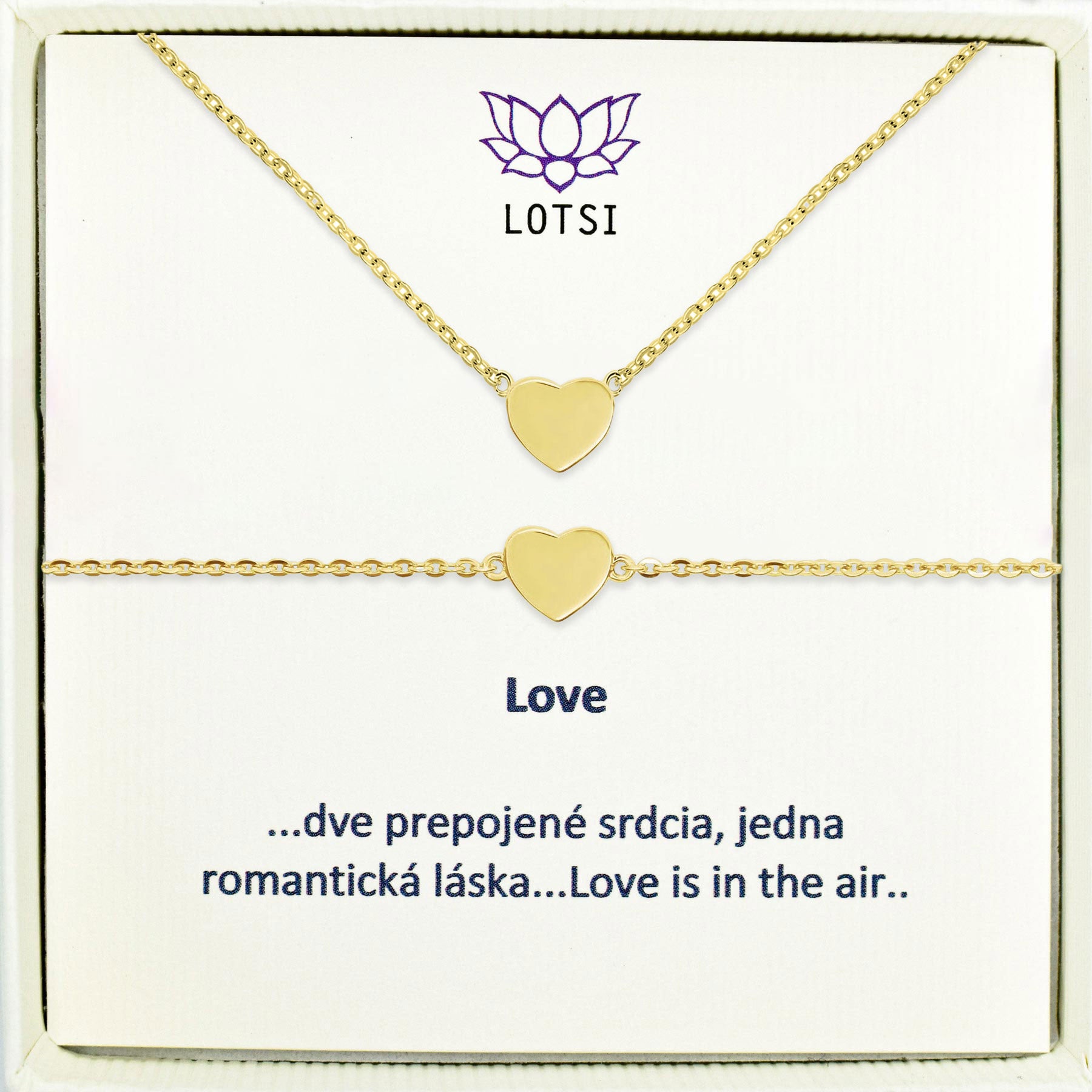 Silver set Love