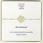 Silver bracelet Life moments