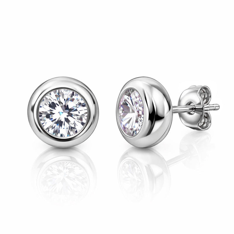 Silver earrings