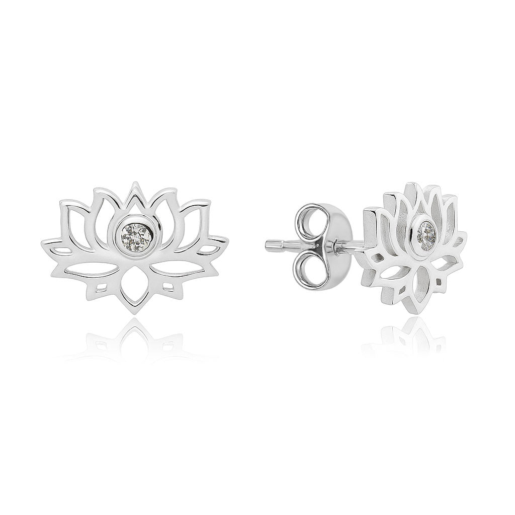 Silver earrings