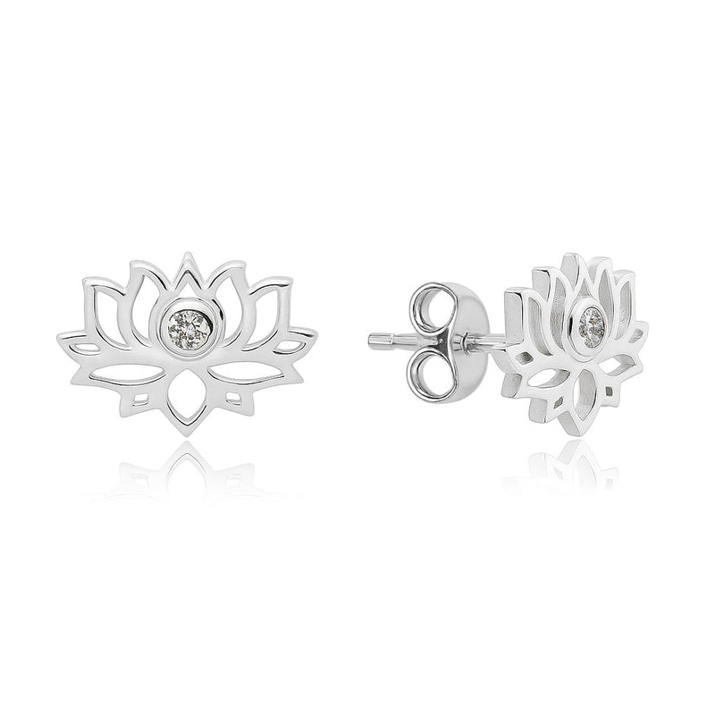 Silver earrings