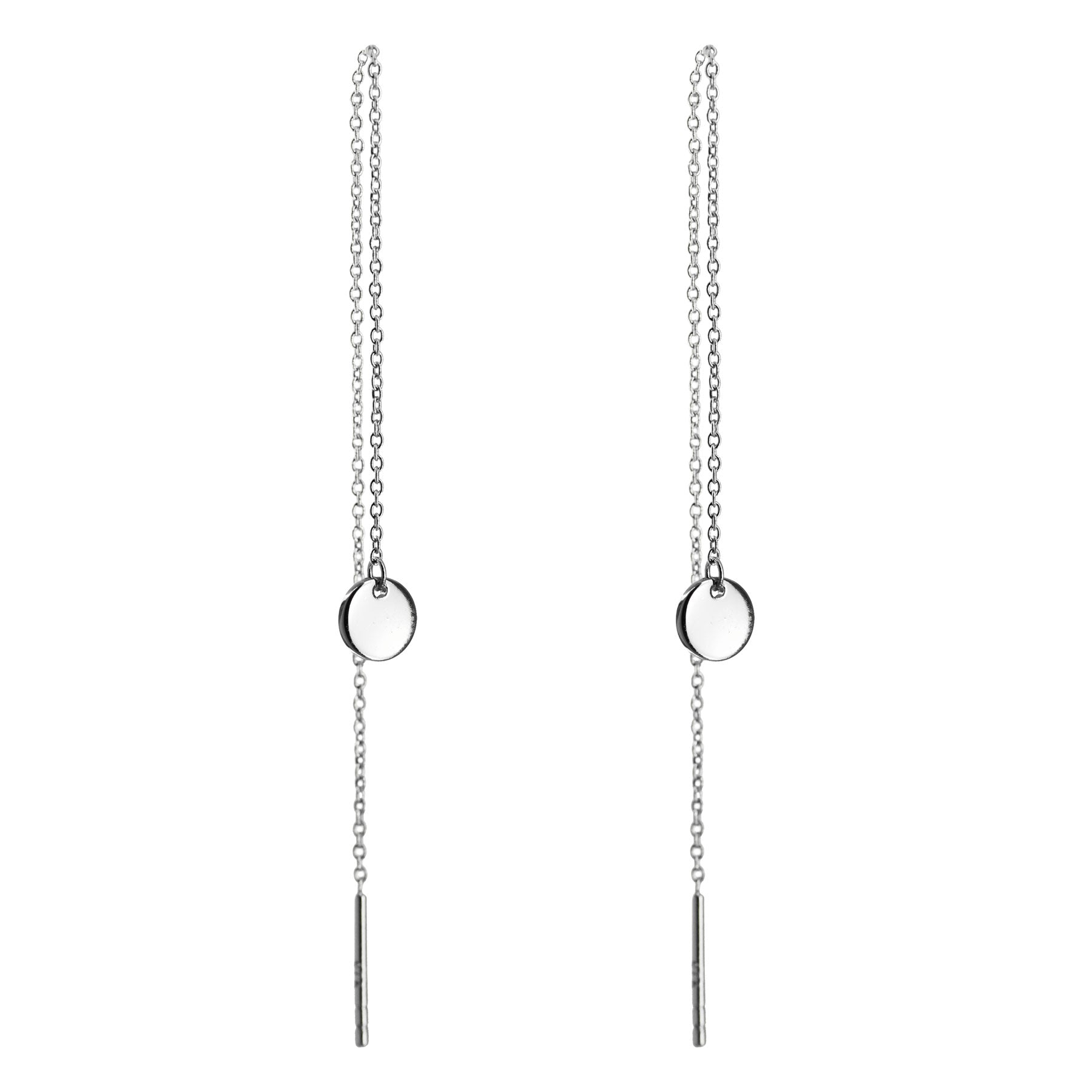 Silver earrings