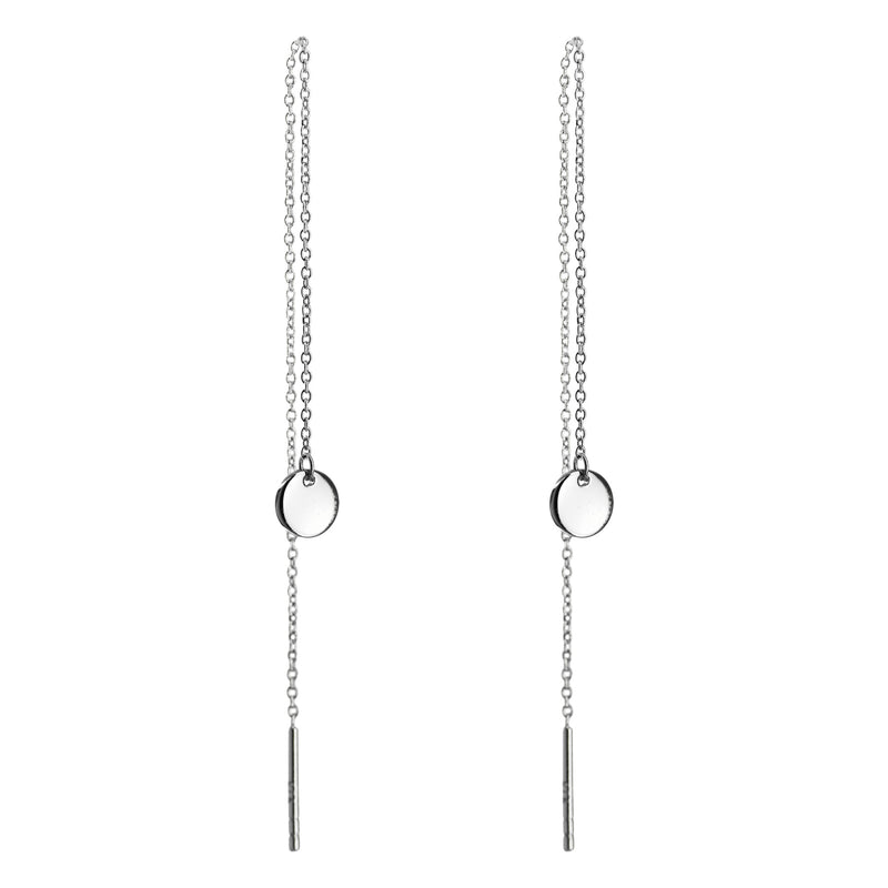 Silver earrings