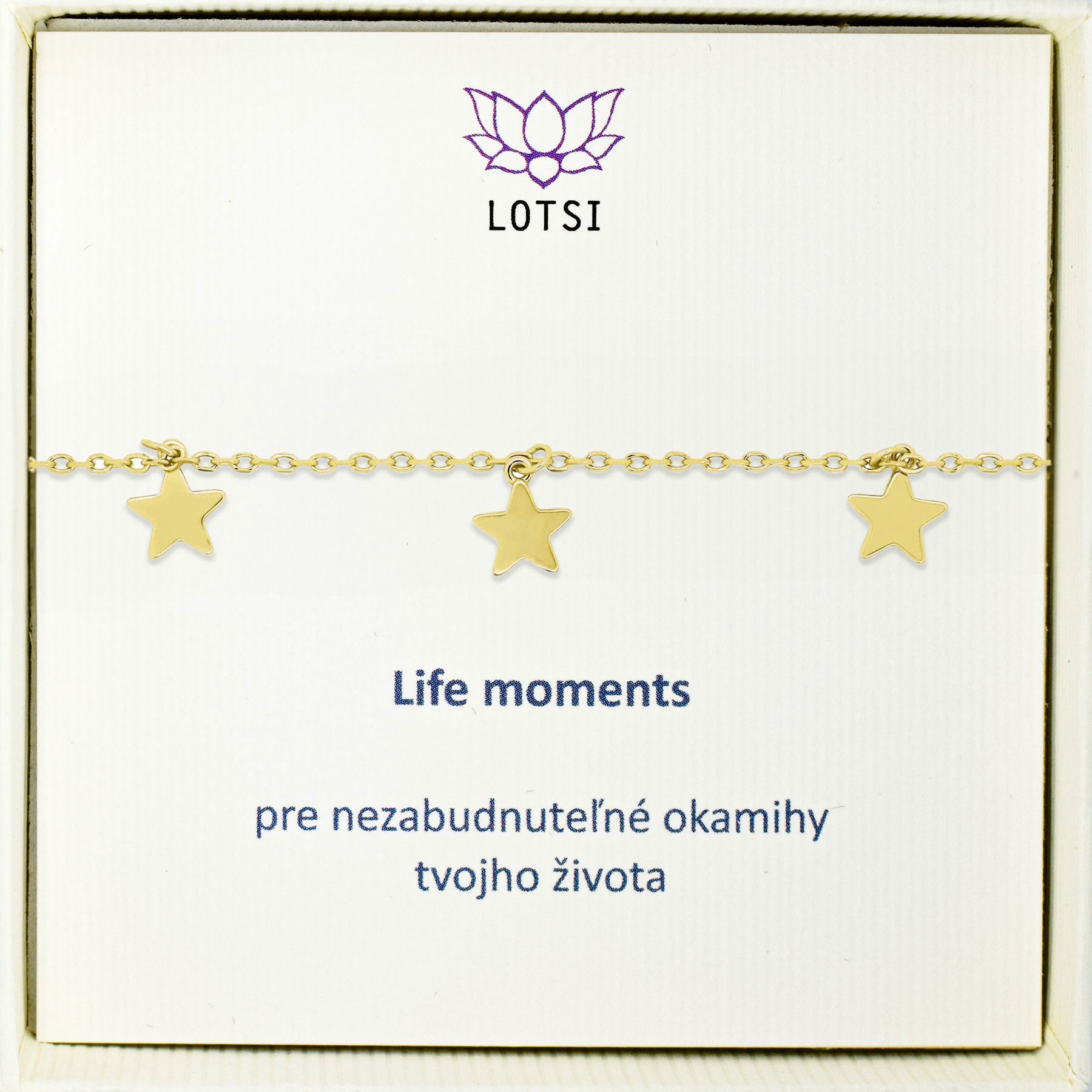 Silver bracelet Life moments