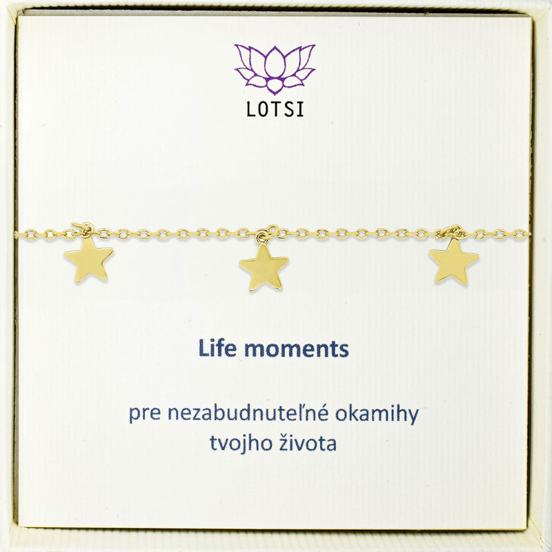 Silver bracelet Life moments