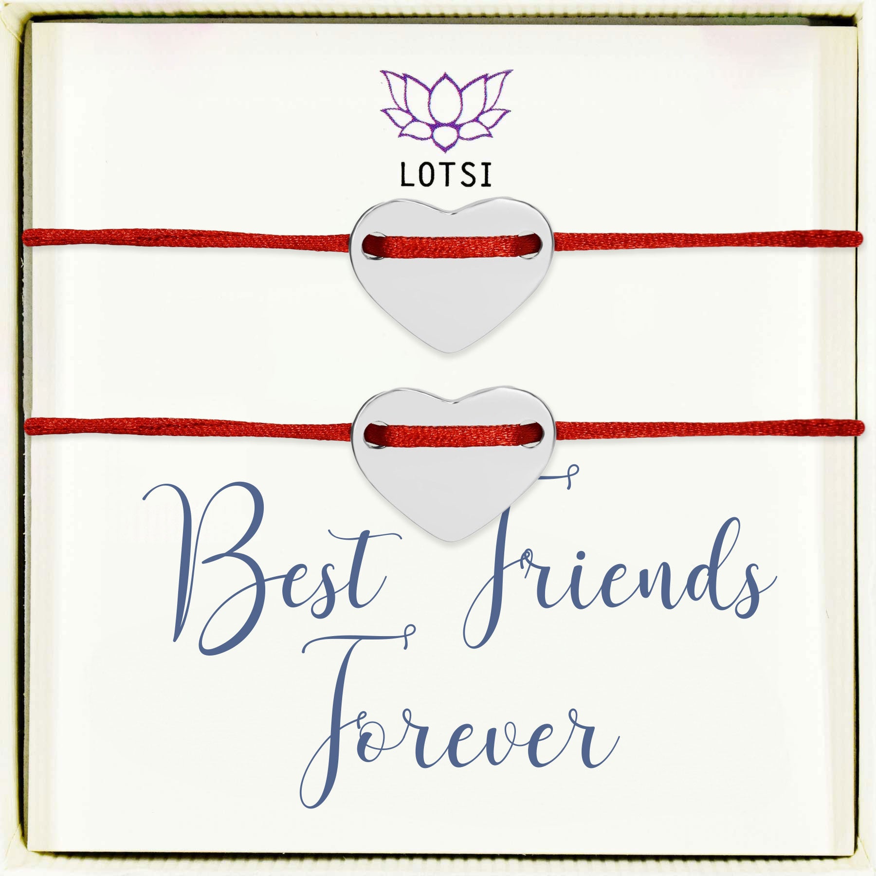 Silver Best Friends Bracelets