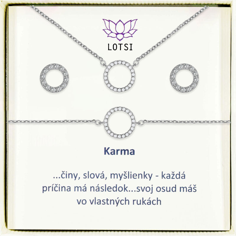 Karma silver set