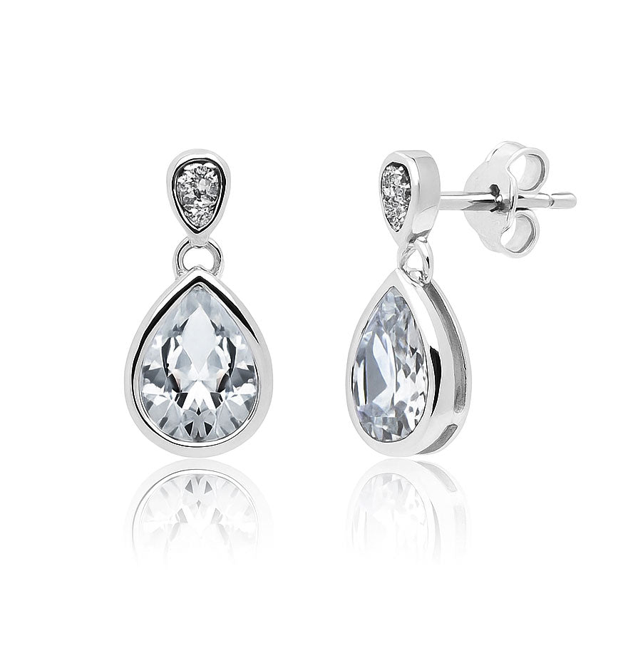 Silver earrings