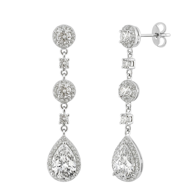 Silver earrings