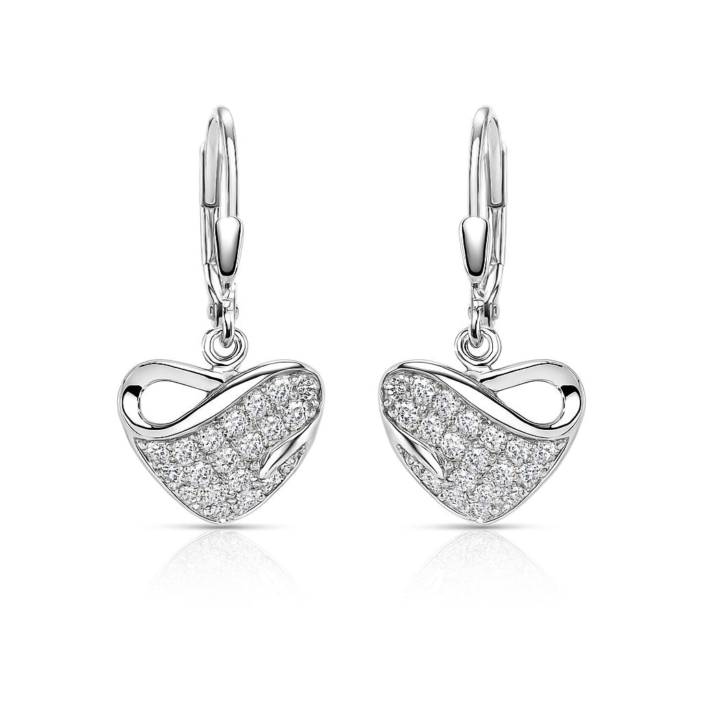 Silver earrings