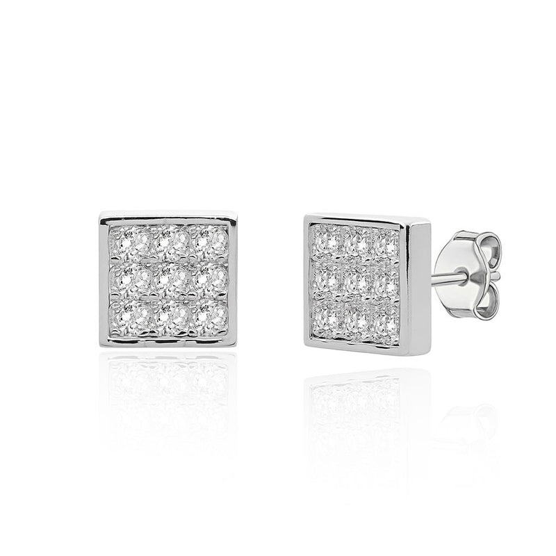 Silver earrings