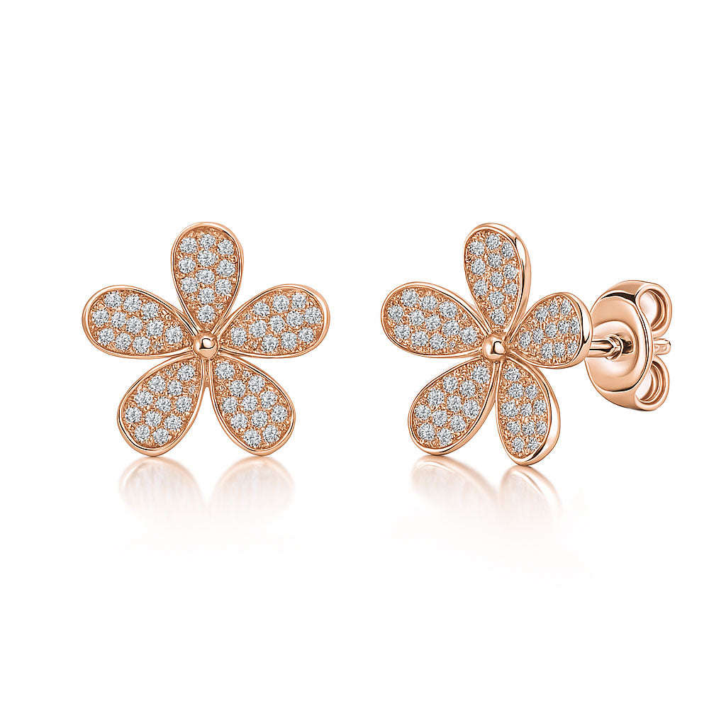 Silver earrings