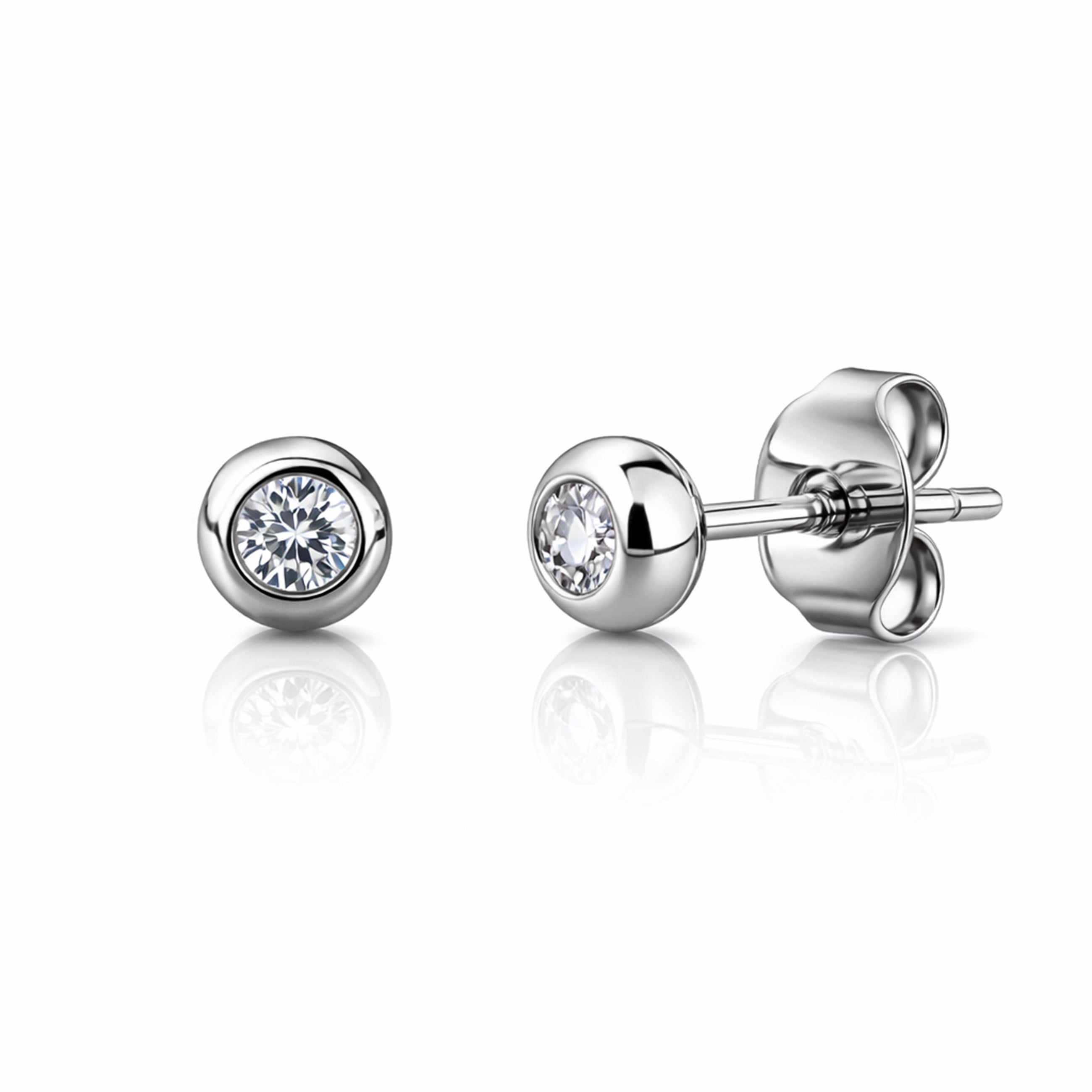 Silver earrings