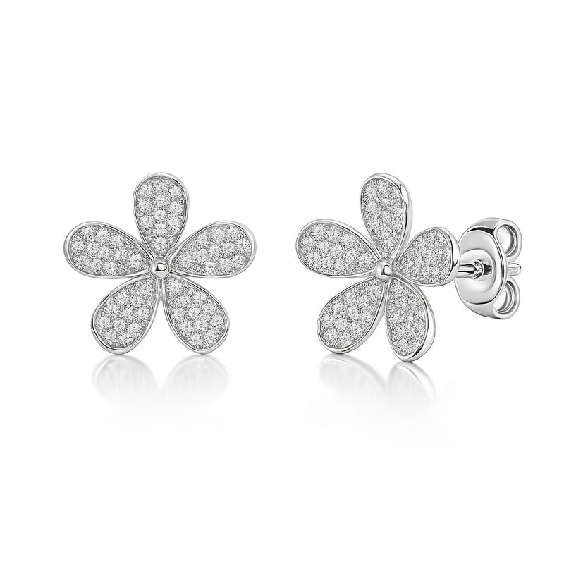 Silver earrings