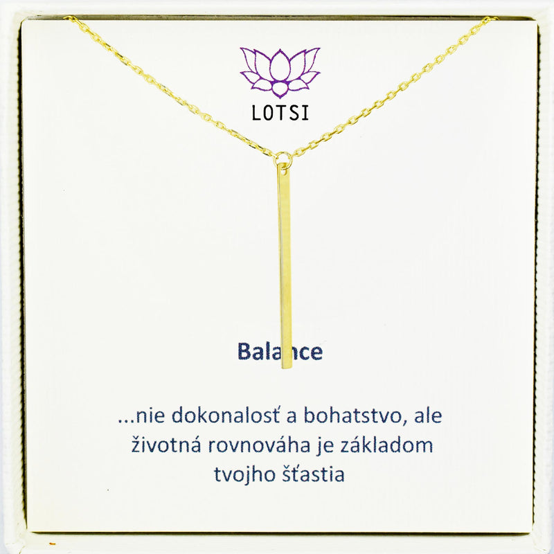 Balance gold chain