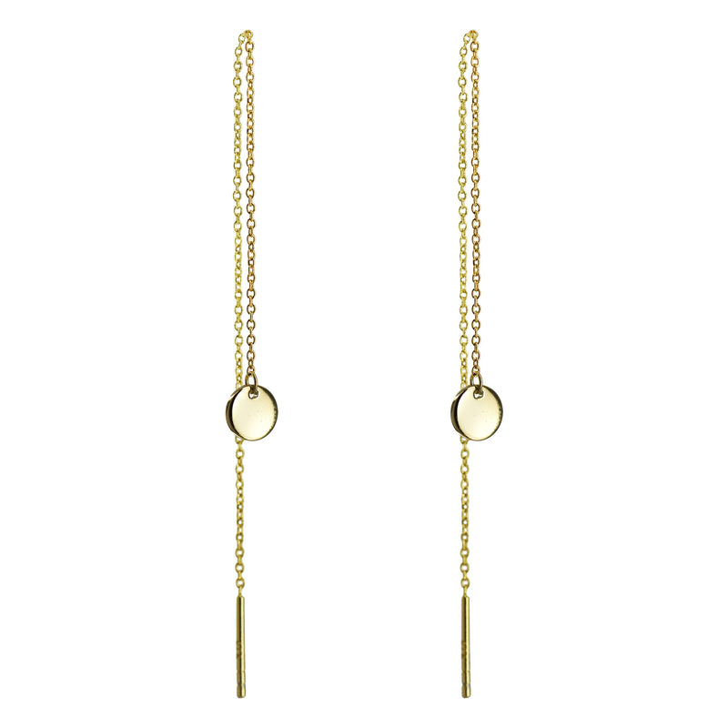 Silver earrings