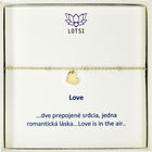 Silver bracelet Love