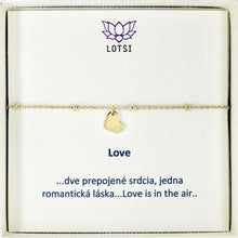 Silver bracelet Love