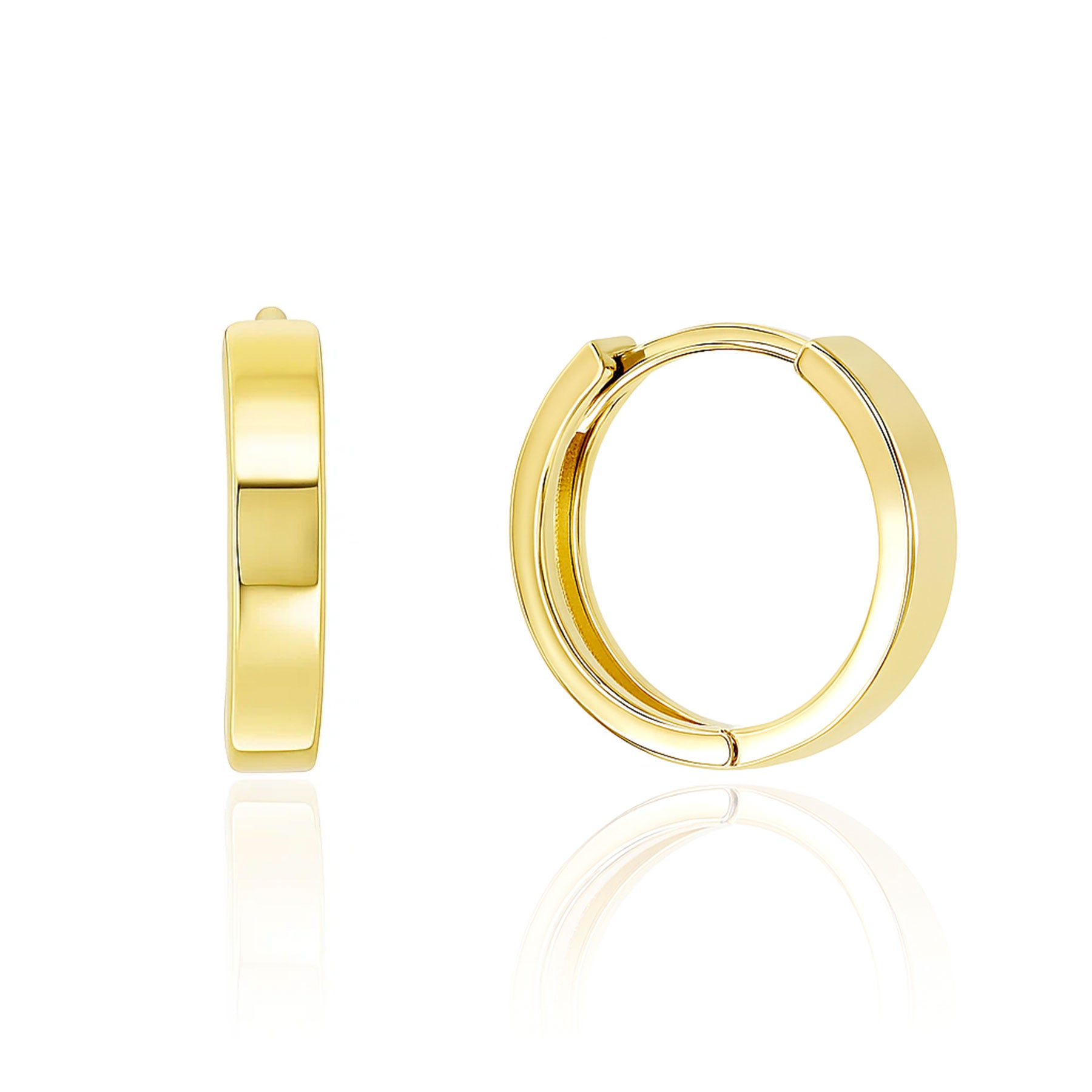 Gold earrings